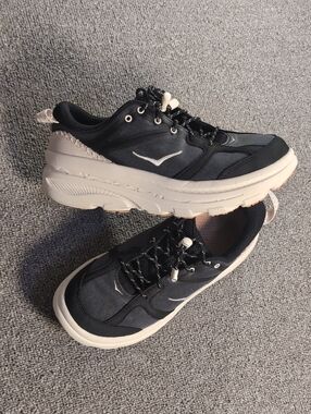 Hoka Bondi B3LS Size 8.5 in Black Alabaster/Gray